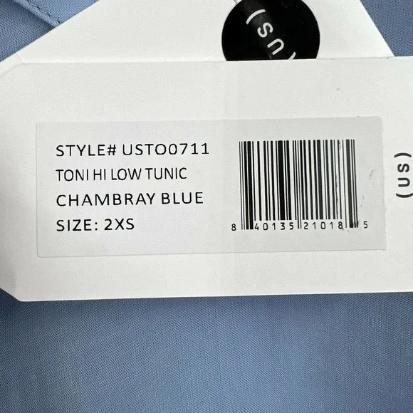 Universal Standard Light Blue Blouse - Picture 10 of 12